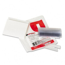 Universele 43313 Hangende Mappen Plastic Index Tabs, 1/3 Tab Snede, 3-Inch Tab, Doorzichtig, 25/Verpakking