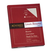 Southworth Company SOURD18ICF Resume Paper- Wove- 32 lb- 8-.50in.x11in.- Ivory