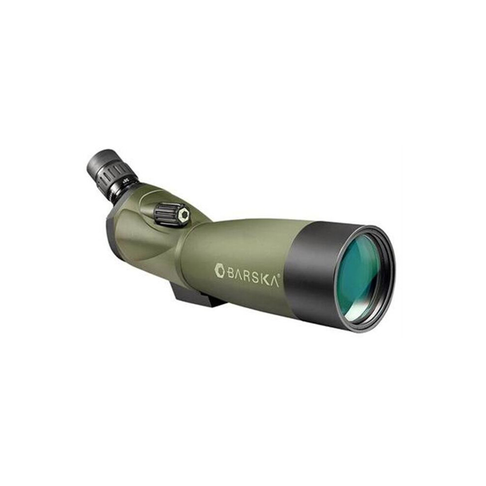Barska Optics - Binoculars AD11284 20-60x60 WP- Blackhawk- Angled- MC- Green Lens w -Tripod- Soft CC & Premium HC