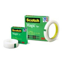 3M Commercial Office Supply Div. MMM810341296 Magic Tape- 1in. Core- .75in.x1296in.- 1-PK- Transparent