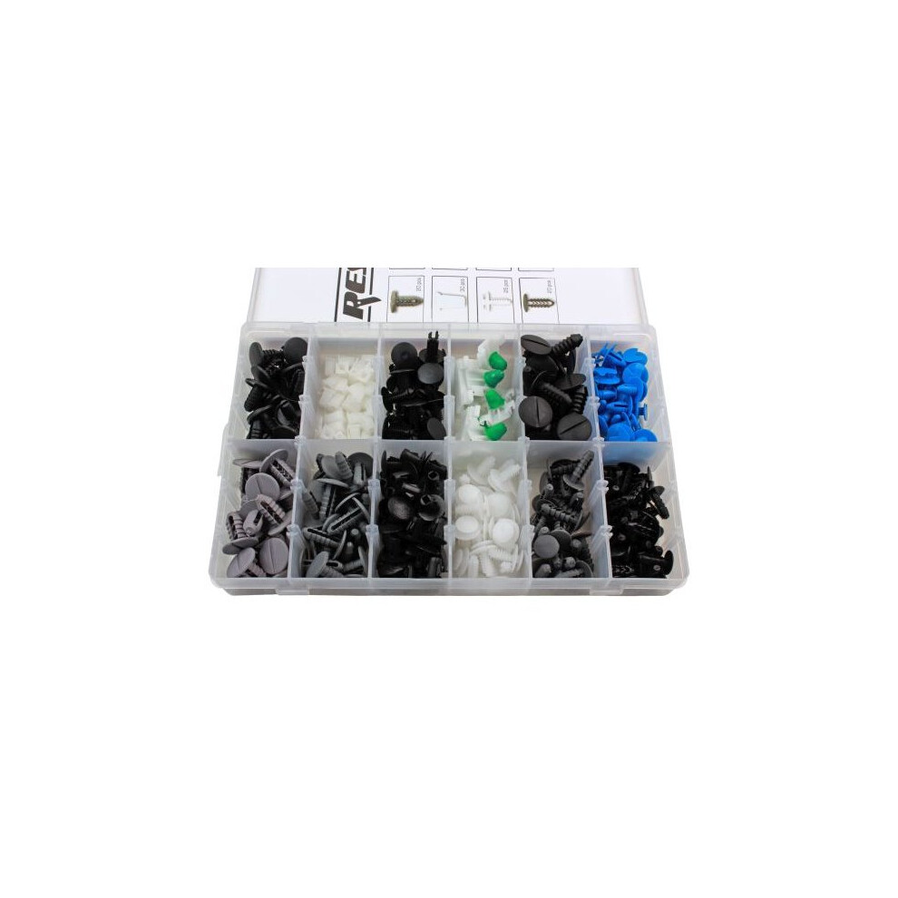 Resolut Fiat Assorted Trim Clips 308 Pieces 9045 5060599861043