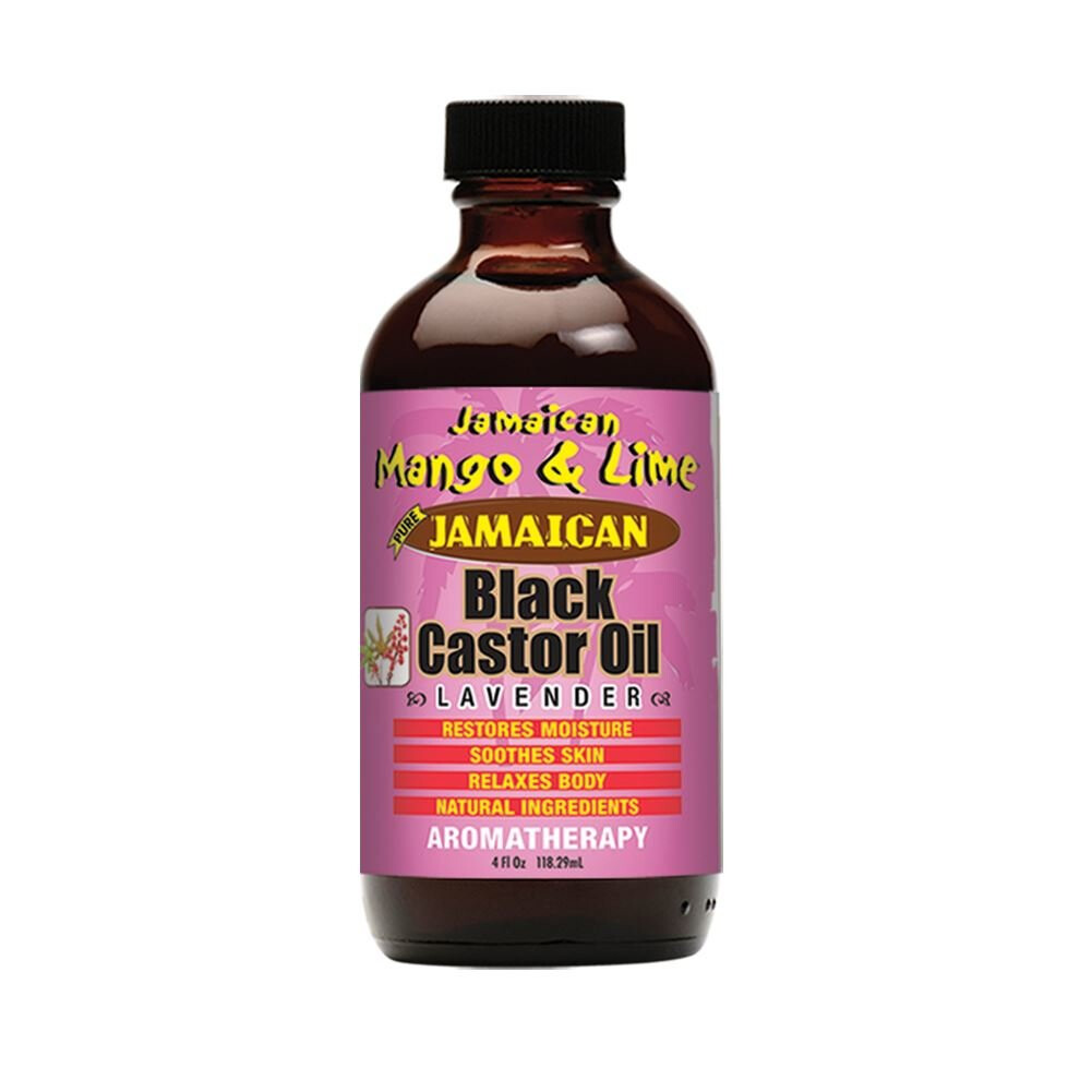 Jamaican Mango & Lime Black/Lavender Castor Oil 4Oz