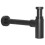 Black Powder Coated Brass Waste Bottle Trap Drain Siphon Basin Sink 5/4" 1