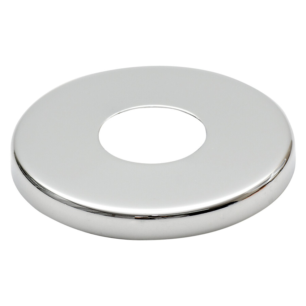 (21mm) 21mm/26mm Collar Chrome Plated Steel Valve Tall Hole Cover Tap Rose 8mm Height