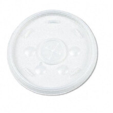 Dart 16SL Plastic Lids- for 16-oz. Hot/Cold Foam Cups- Slip-Thru Lid- WE- 1000/Carton