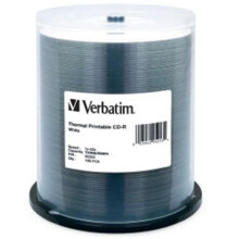 Verbatim/Smartdisk 95253 CD-R 80MIN 700MB 52X White Thermal Prinable 100pk Spindle