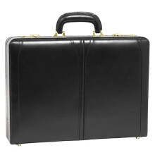 McKlein 80455 Lawson 80455- Black Leather Attache Case