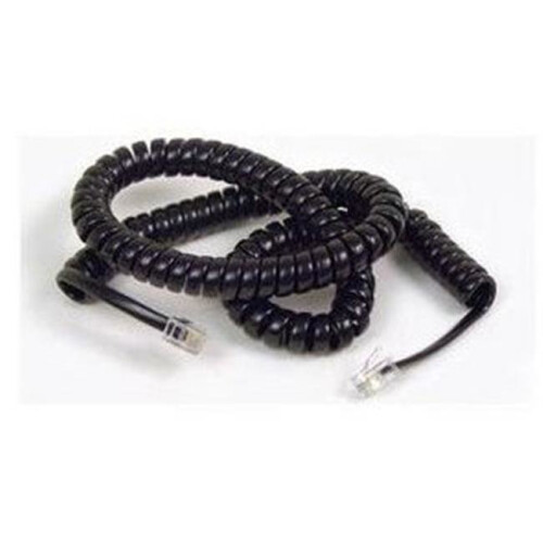 Belkin BELKIN COMPONENTS CABLE PHONE RJ11M-M 12 FT  BLK MODULAR HANDSET COILED