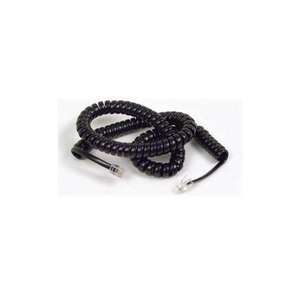 BELKIN COMPONENTS CABLE PHONE RJ11M-M 12 FT  BLK MODULAR HANDSET COILED