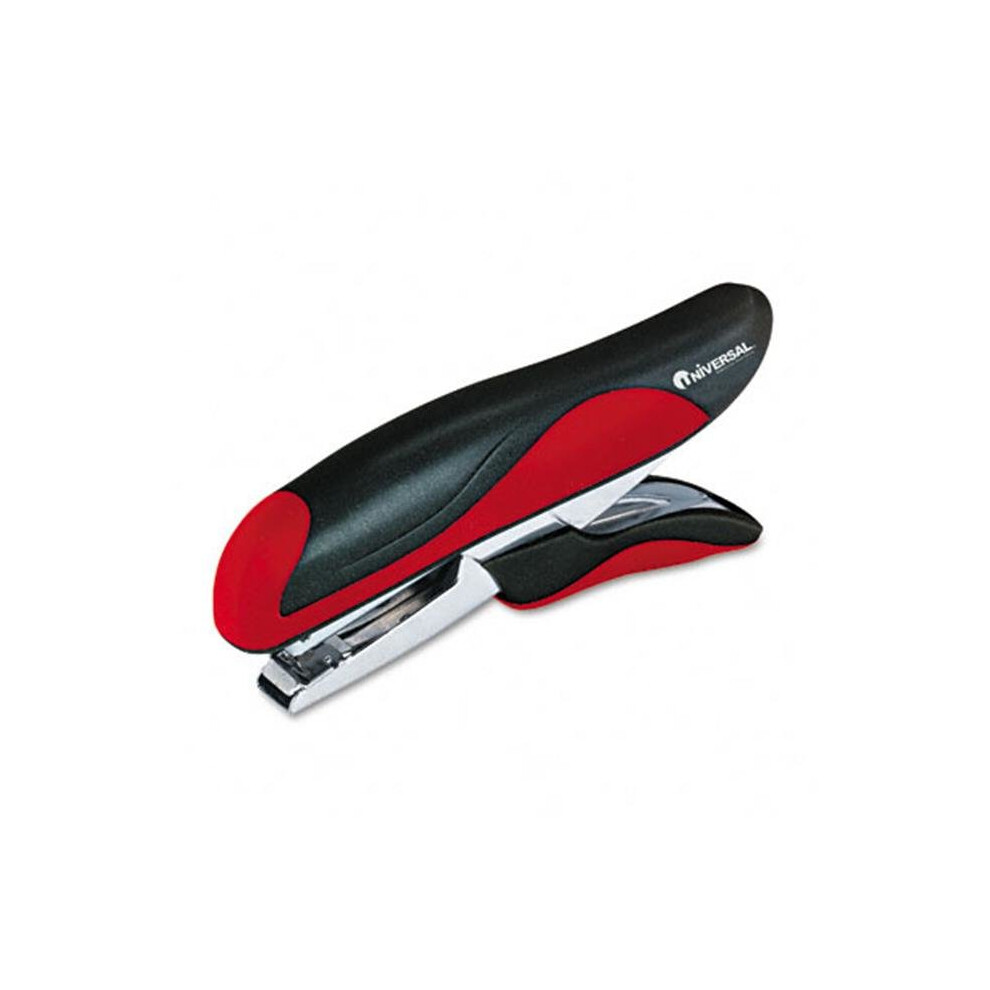 Universal 43108 Plier Stapler  20-Sheet Capacity  Black/Red