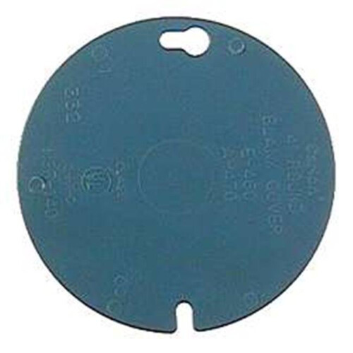 Thomas And Betts  Lamson 4in. Round Blank Box Cover  E460R-CAR