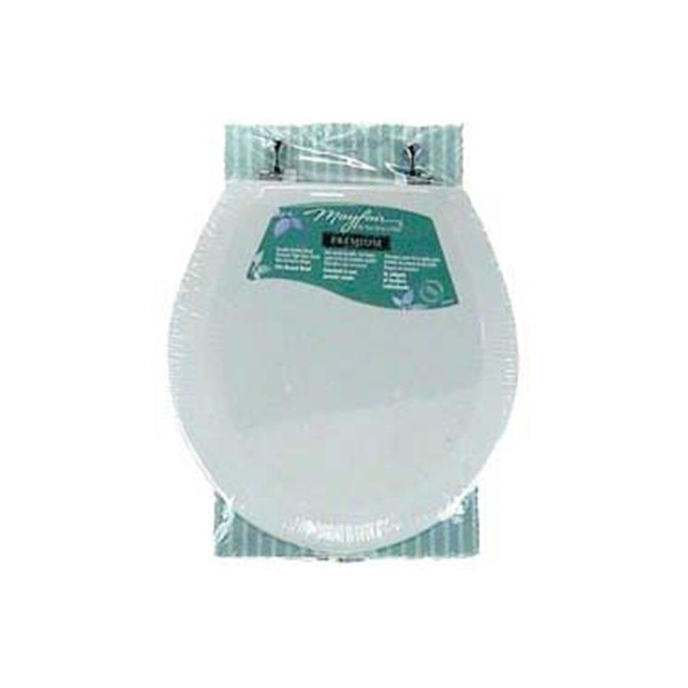 Mayfair-bemis White Enamel Toilet Seat  44CP-000