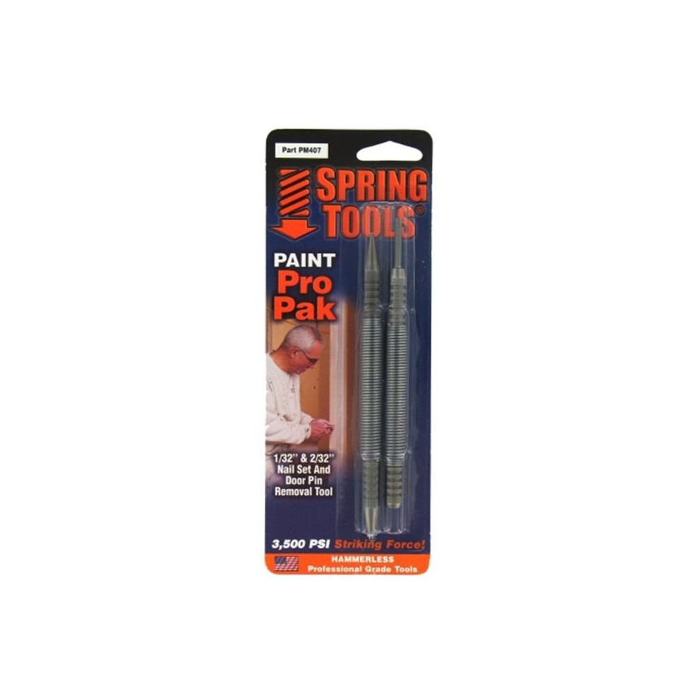 Spring Tools Paint Pro Pak Nail Set & Door Pin Remover  PM407