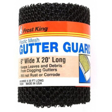 Frost King 6in. X 20ft. Black Plastic Mesh Gutter Guard VX620