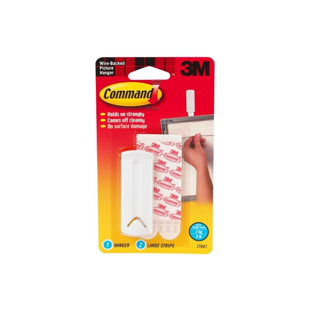 3m Wire Backed Picture Hanger With Command Adhesive 17041