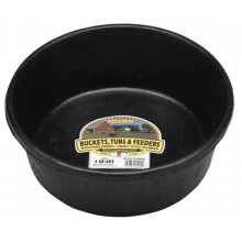 Miller Manufacturing 4 Quart Rubber Feed Pans HP-2