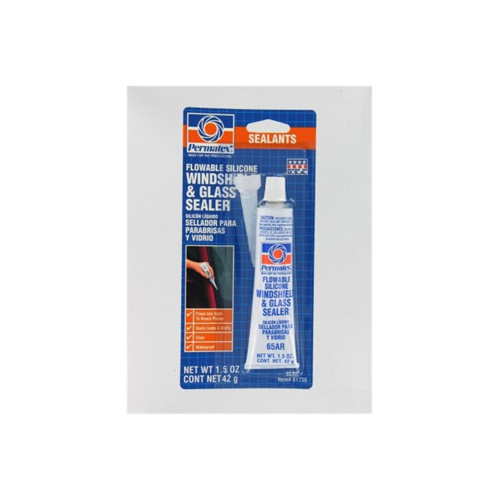 Permatex 81730 Flowable Silicone Windscreen Glass Leak Sealer Sealant 1.5oz 42g - Image 4