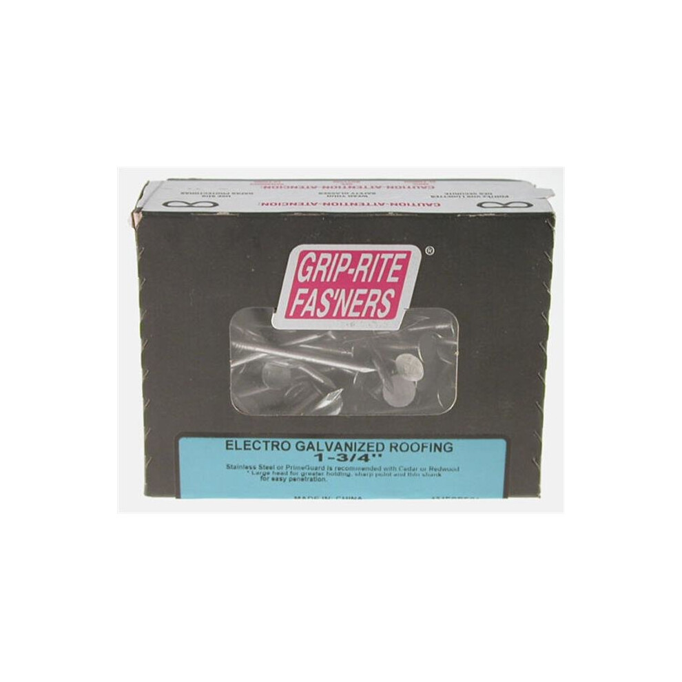 Prime Source .88In. Electro Galvanized Roofing Nails 78Egrfg1 764666164406