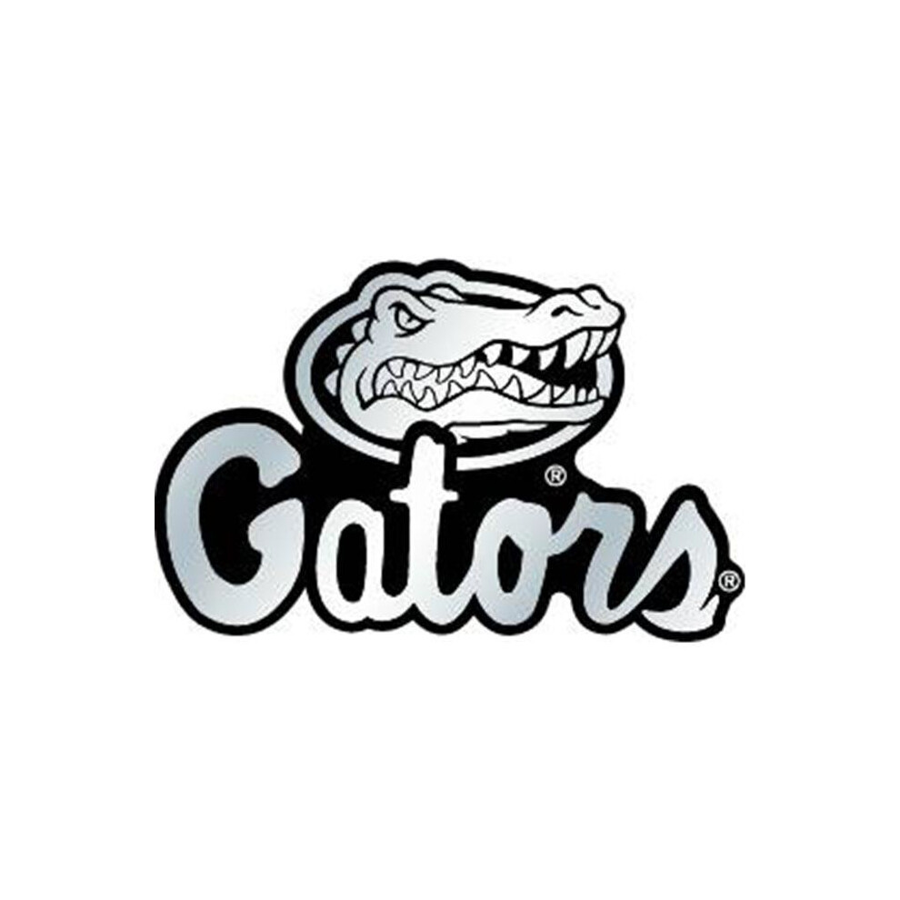 Florida Gators Auto Emblem - Silver 681620018226