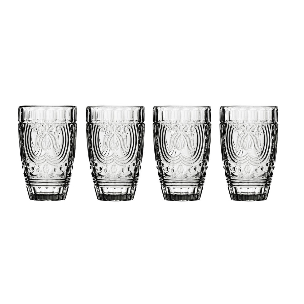 Set Of 4 Imperial Smoked Hi Ball Glasses, 400 ml