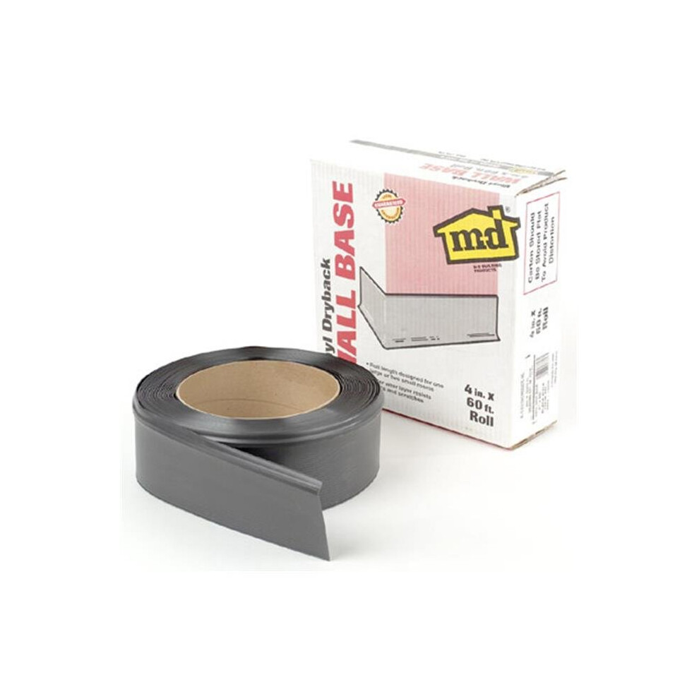 M-d Products 4in. X 60 Silver Gray Vinyl Dryback Wall Base  73898-image-OPC-PQ8KBX-NEW