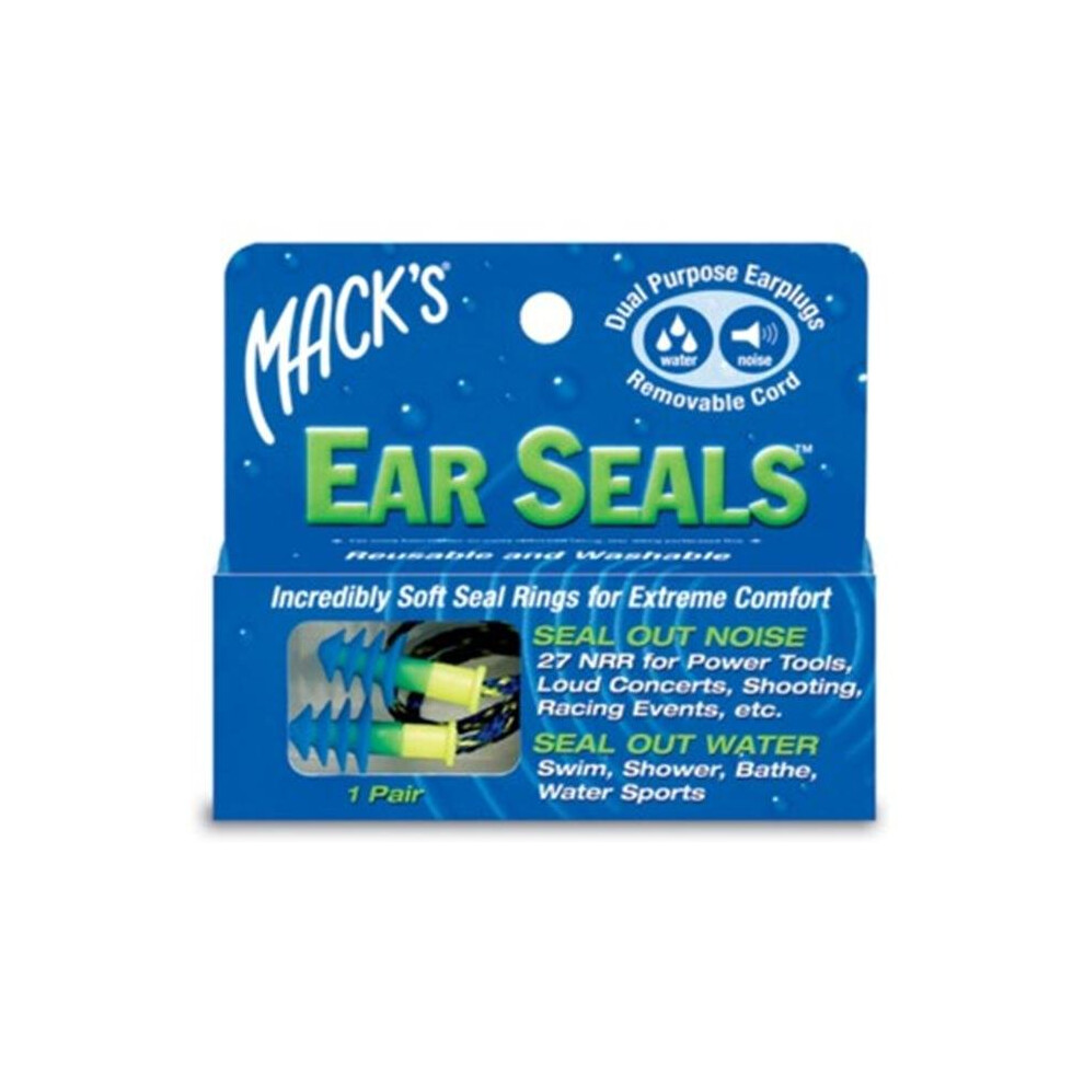Macks 360005 Ear Seals Earplugs - 1 Pair