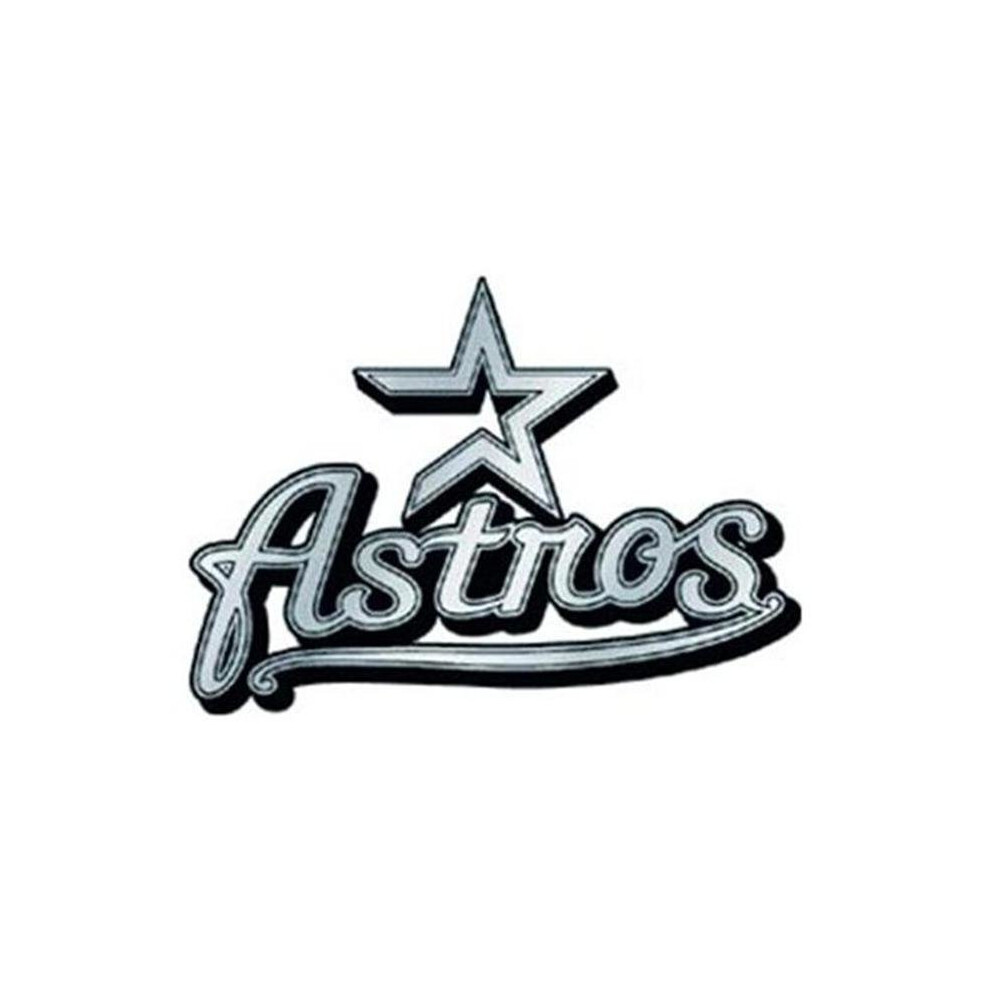 Houston Astros Auto Emblem - Silver 681620531336