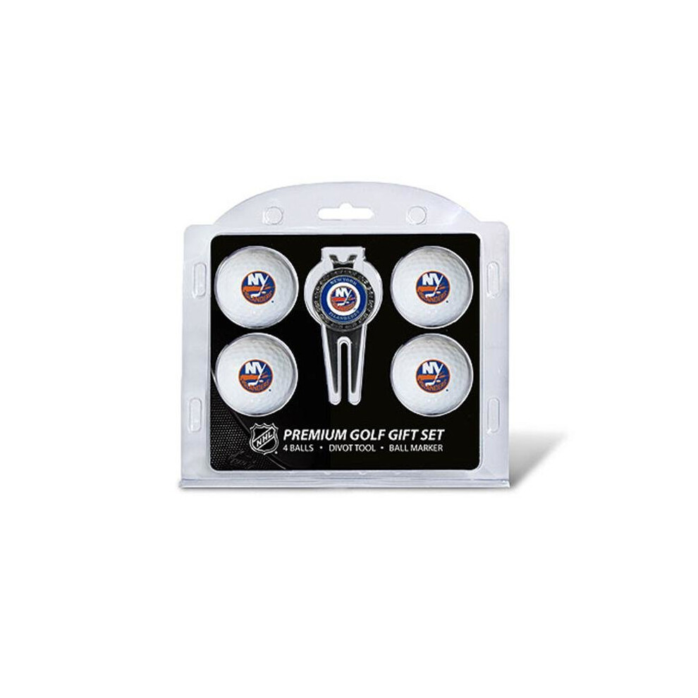 Photos - Golf Team  14706 New York Islanders 4 Ball - Divot Tool Gift Set