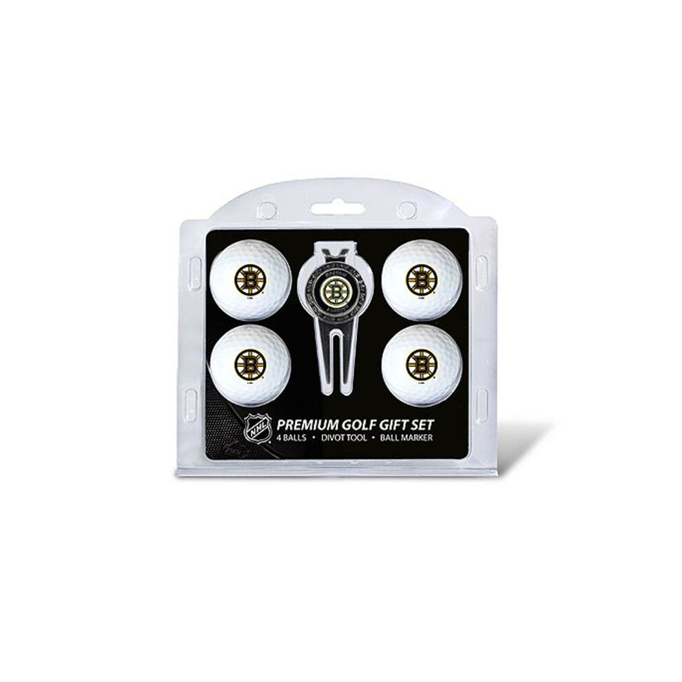 Photos - Golf Team  13106 Boston Bruins 4 Ball - Divot Tool Gift Set