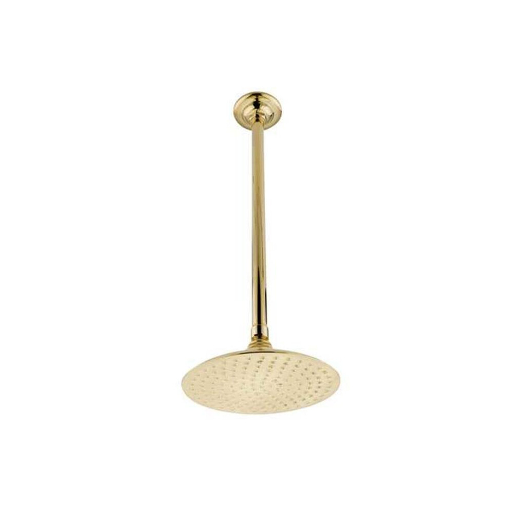 Photos - Shower System Kingston Brass K236K22 K236K22 Shower Head with 17 in. Ceiling Mounted Shower Arm Polished Brass