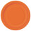 14 Pumpkin Orange Square 9" Plates 2