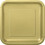 14 Gold Square 9" Plates 1