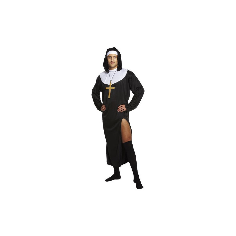 Henbrandt Adult Male Nun Costume Multicoloured