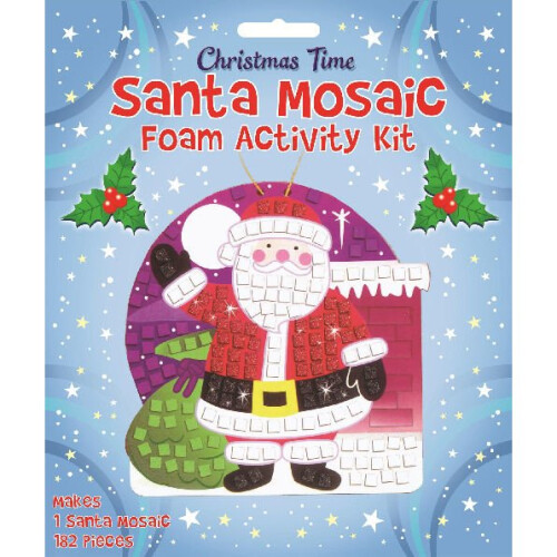 Santa Mosaic Foam Activity Kit