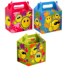 6 Smiley Party Boxes