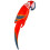 Inflatable Large Parrot 75cm 2