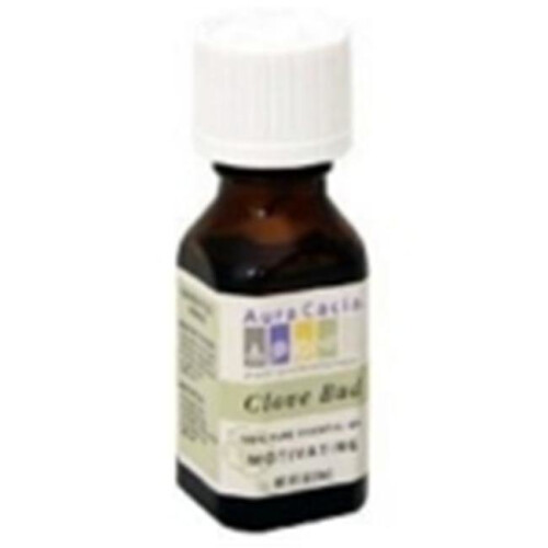 Aura Cacia Ulei Esențial Pur, Clovul Organic, 0,25 fl oz (7,4 ml)