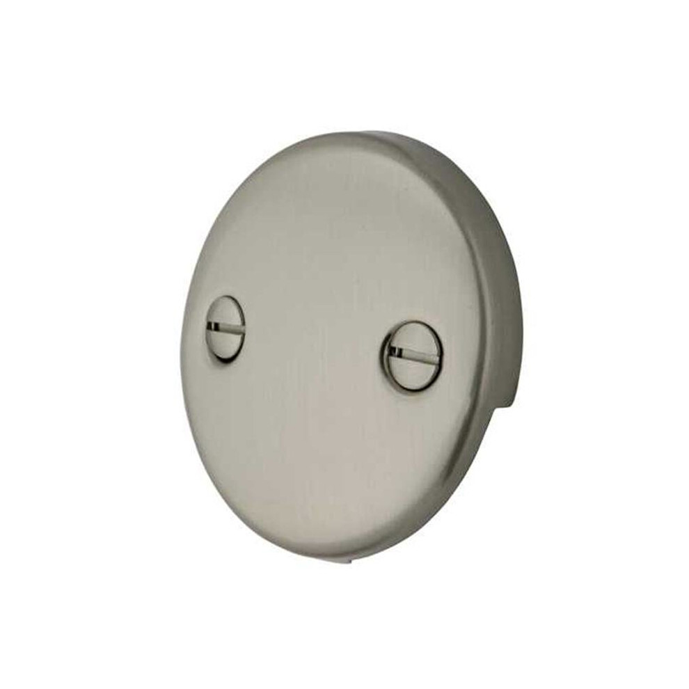 Kingston Brass Dtt108 Kingston Brass Dtt108 Bath Tub Overflow Plate Satin Nickel 663370032714