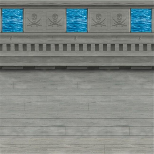Beistle 52015 Pirate Ship Backdrop - Pack of 6