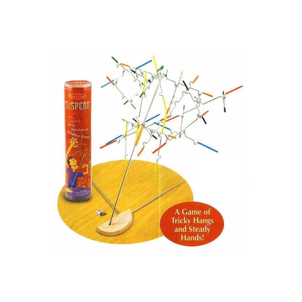 Melissa & Doug 4371 Suspend Family Game with Wooden Base