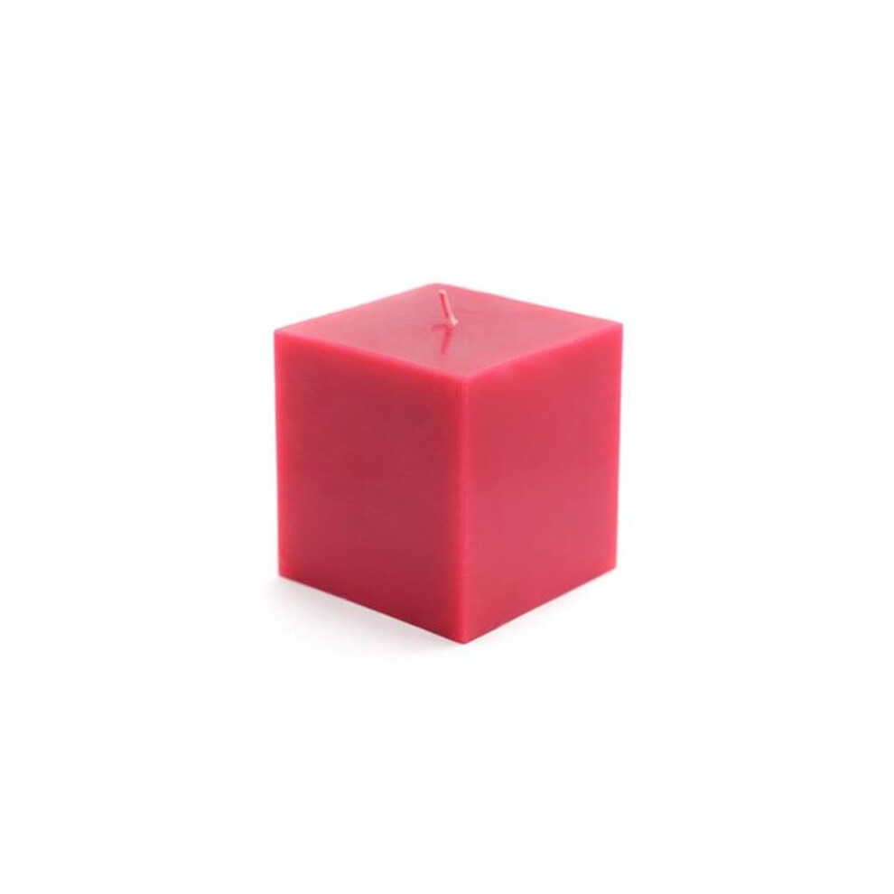 Zest Candle CPZ-127-12 3 x 3 in. Red Square Pillar Candles -12pcs-Case- Bulk-image-OPC-PQ92NW-NEW