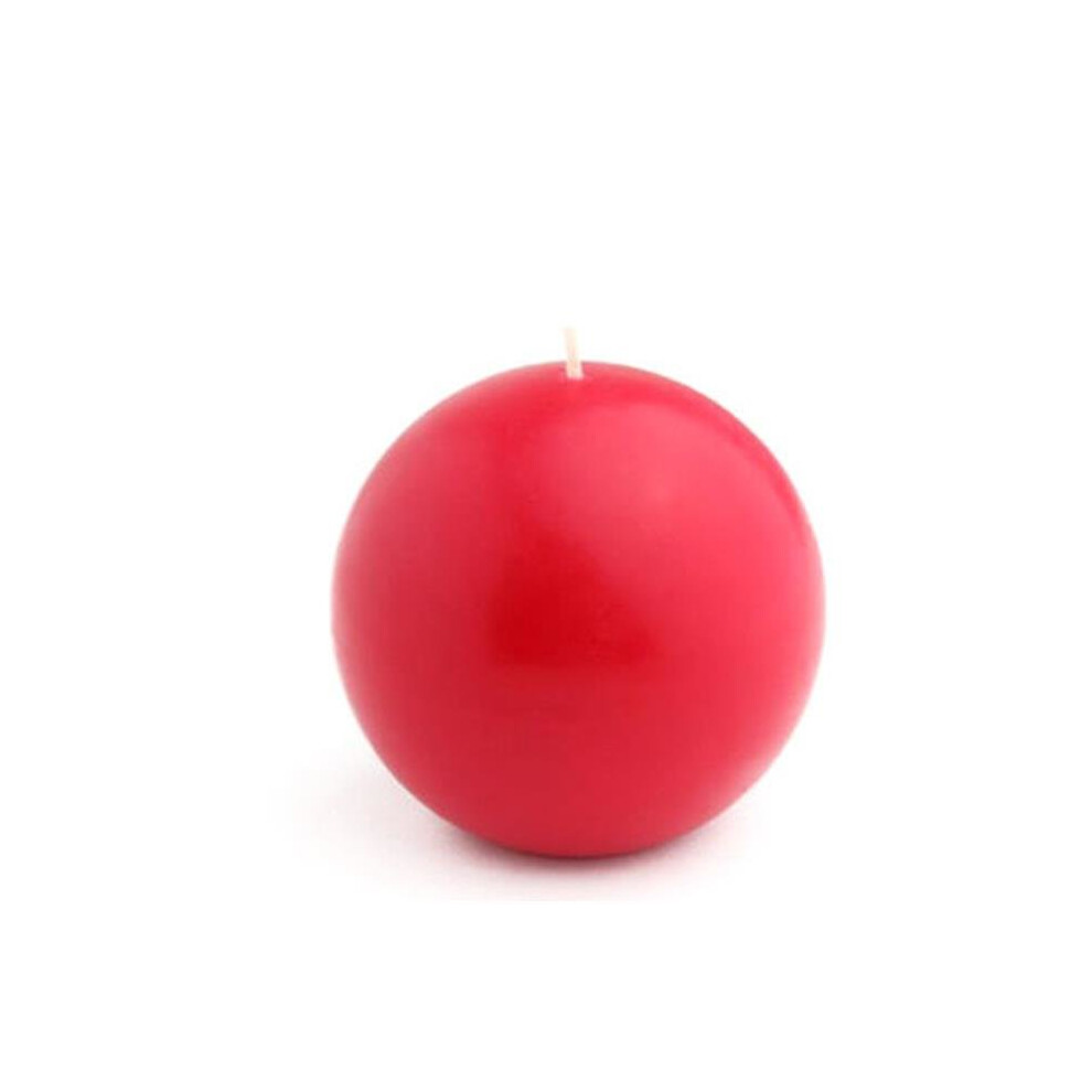 Zest Candle CBZ-030 4 in. Red Ball Candles -2pc-Box-image-OPC-PQ92KD-NEW