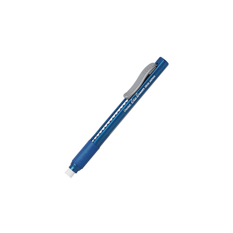 Pentel Of America Penze22c Clic Erasers Grip Barrel Blue