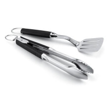 Weber Premium 2 Piece Toolset - Stainless Steel & Black
