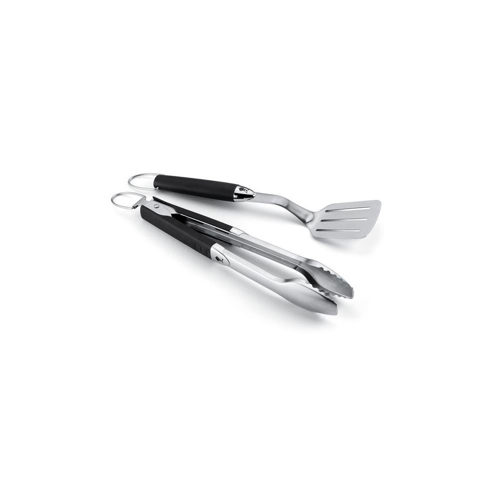 Weber Premium 2 Piece Toolset - Stainless Steel & Black