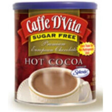 Caffe DVita F-DV-1C-06-SFCO-21 Premium Sugar Free Hot Cocoa 6 10 oz canisters
