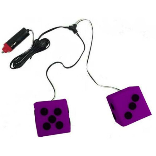 Barjan 024740 12 Volt Purple Lighted Dice