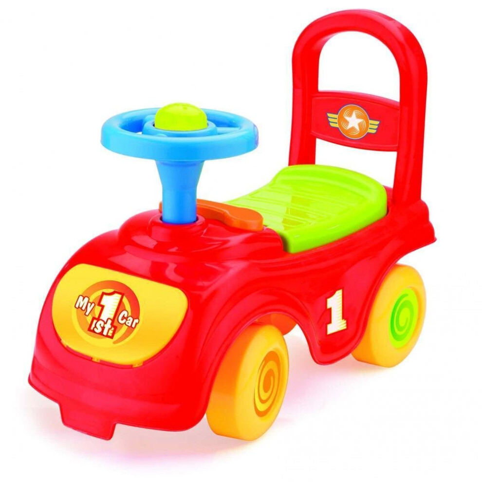 Dolu Toddler Kids My First Ride Ride On Car Push Along Walker Red 1 Year+ 8025