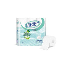 Nicky Elite 3 Ply Toilet Roll Quality White 45 Rolls