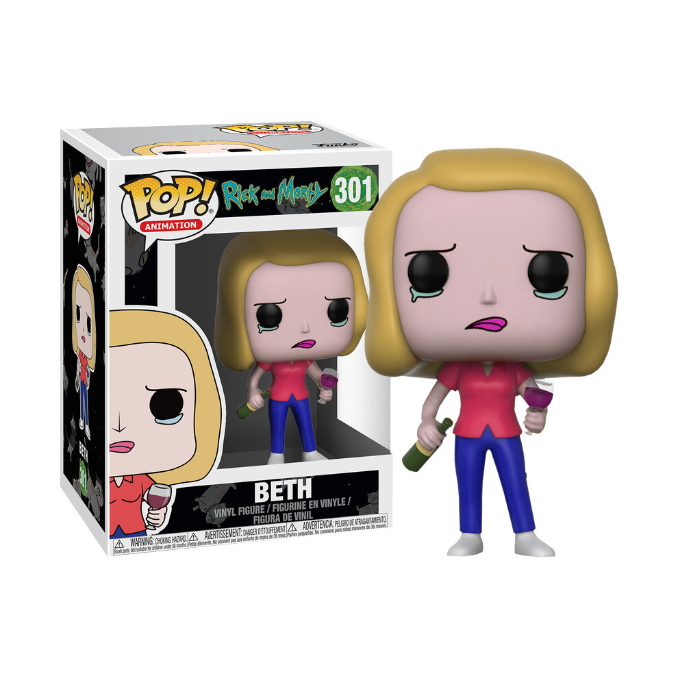 Funko POP! Rick & Morty Figure - Beth With Wine Glass